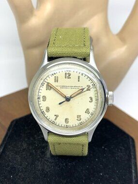 Vacheron Constantin Men's Watch Swiss Manual Wind 1930's-1940's Steel Case 35mm
